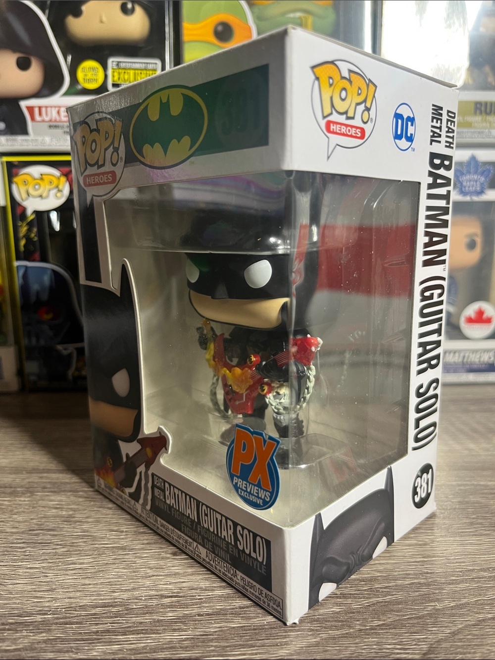 Funko Pop! Heroes Batman (Guitar Solo) - Black, Red, Yellow - Picture 2 of 4
